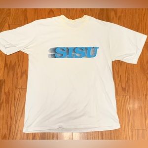 Vintage 1980s SISU Finland Finnish Pride Trashed & Thrashed T Shirt